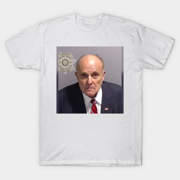 Rudy Giuliani Mug Shot T-Shirt by Gemini Chronicles